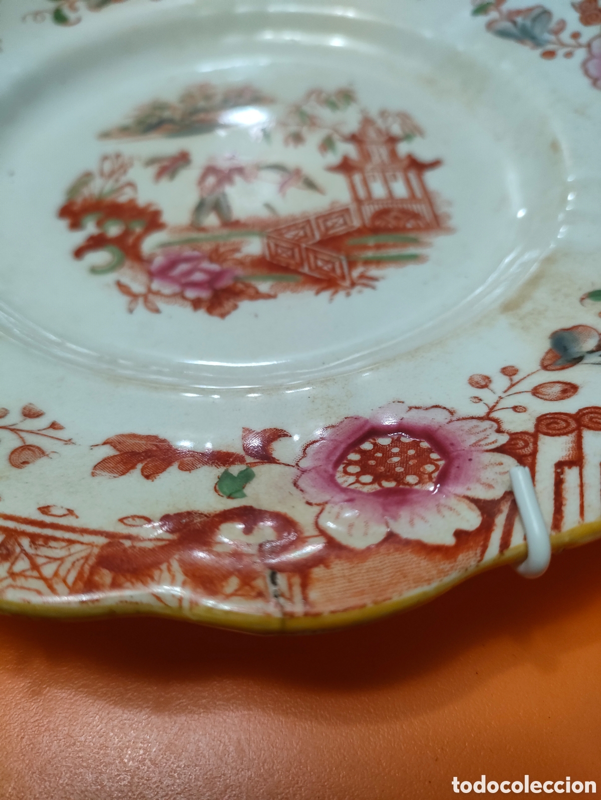 Antig&uuml;edades: Peque&ntilde;o plato chino, sin marca - Foto 4