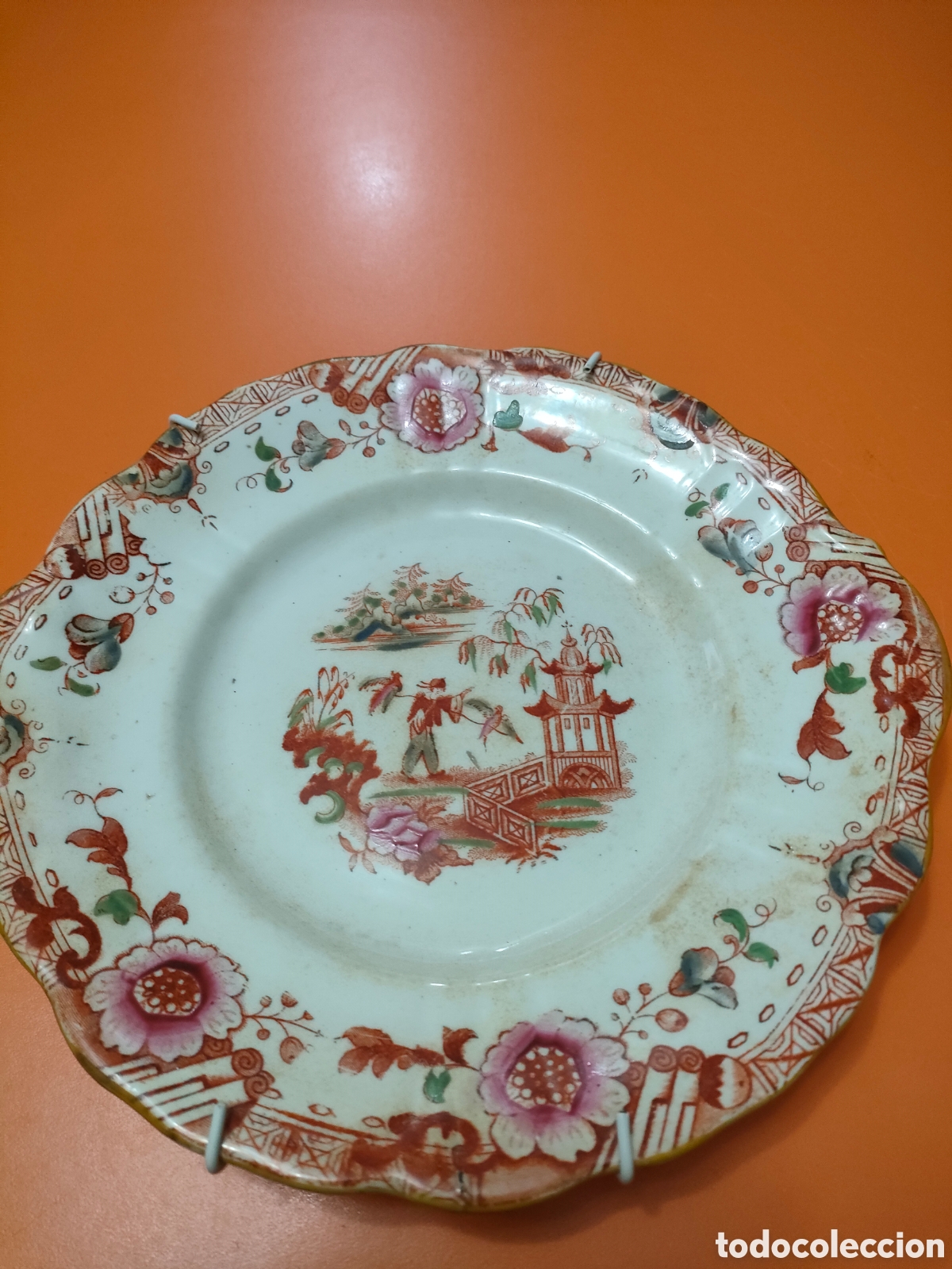 Antig&uuml;edades: Peque&ntilde;o plato chino, sin marca - Foto 1