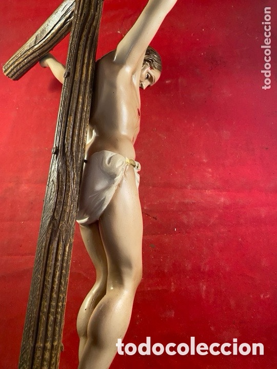 Antig&uuml;edades: Cristo crucificado con cruz de madera - Foto 7