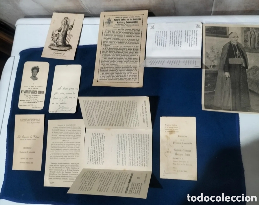 Antig&uuml;edades: Colecci&oacute;n de Estampas religiosas. - Foto 4