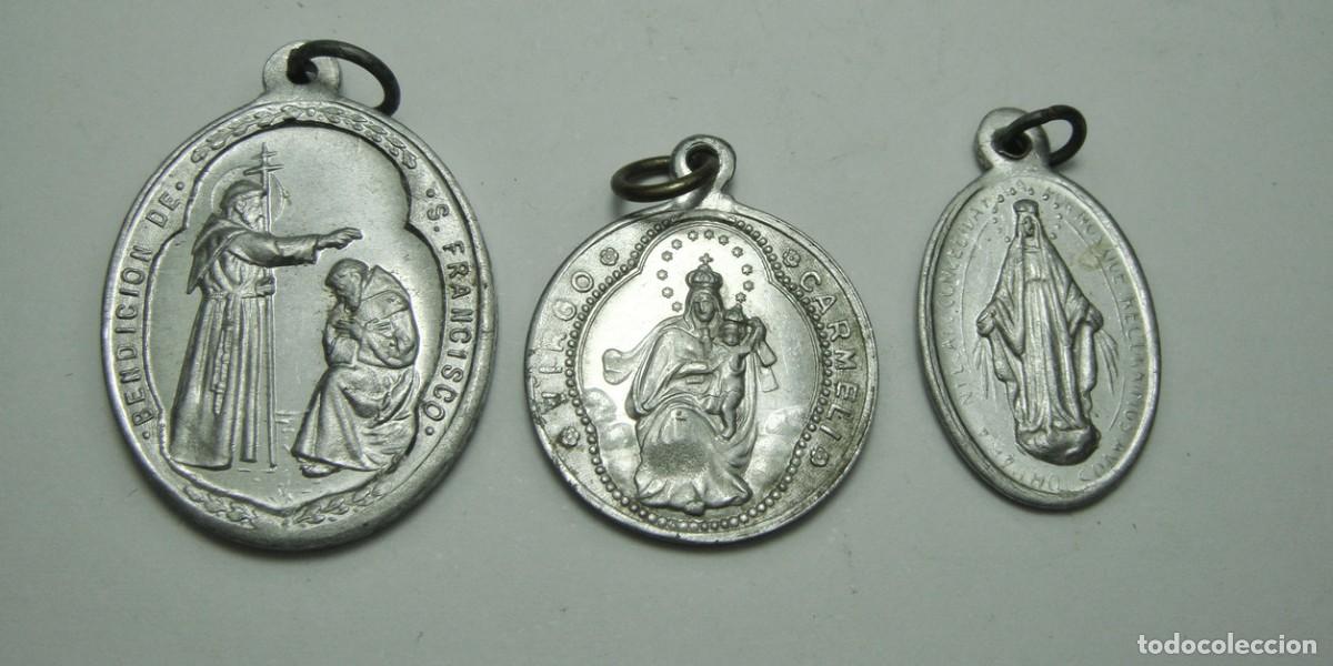 Antig&uuml;edades: Lote de medallas religiosas. - Foto 1