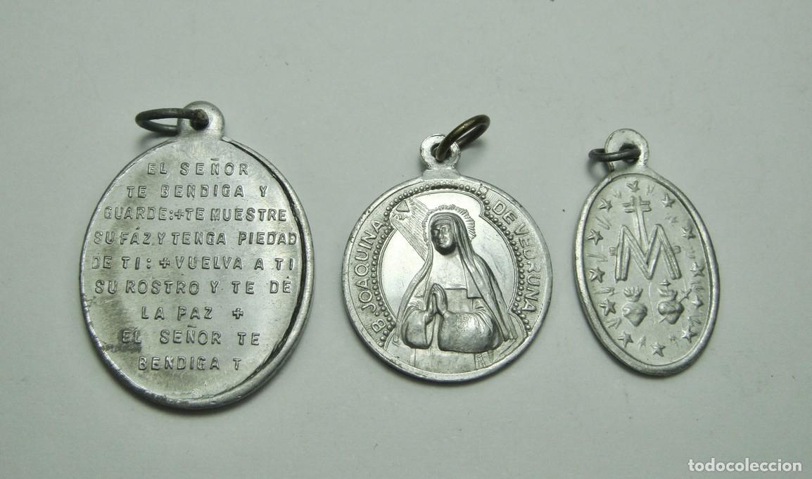Antig&uuml;edades: Lote de medallas religiosas. - Foto 2