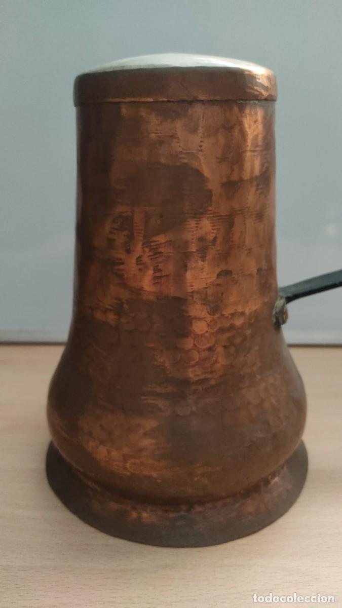 Antig&uuml;edades: CHOCOLATERA DE COBRE. - Foto 2
