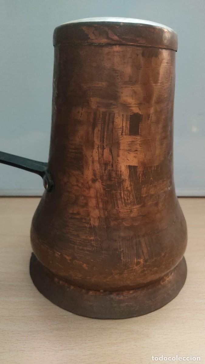 Antig&uuml;edades: CHOCOLATERA DE COBRE. - Foto 3