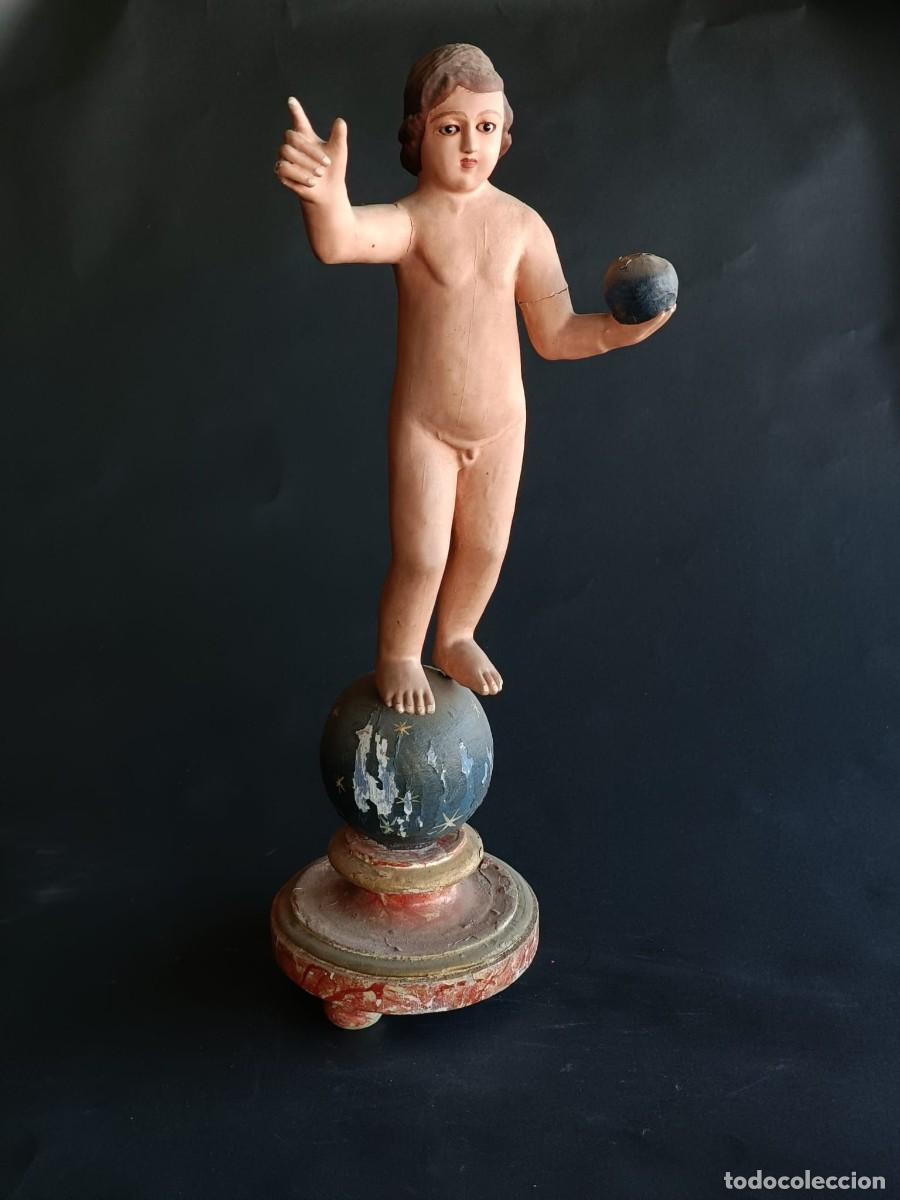 Antig&uuml;edades: Figura ni&ntilde;o Jes&uacute;s - Foto 1