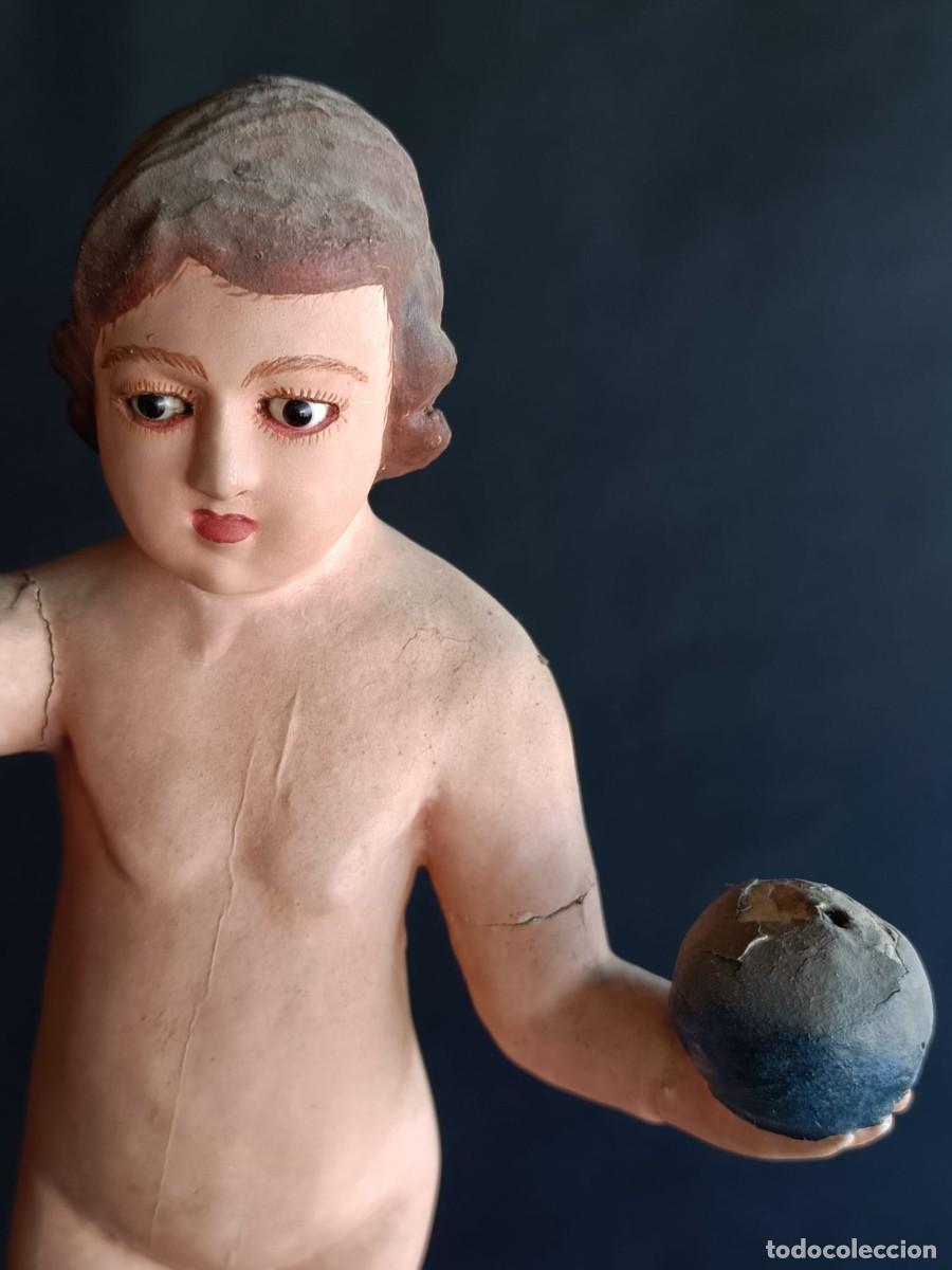 Antig&uuml;edades: Figura ni&ntilde;o Jes&uacute;s - Foto 5