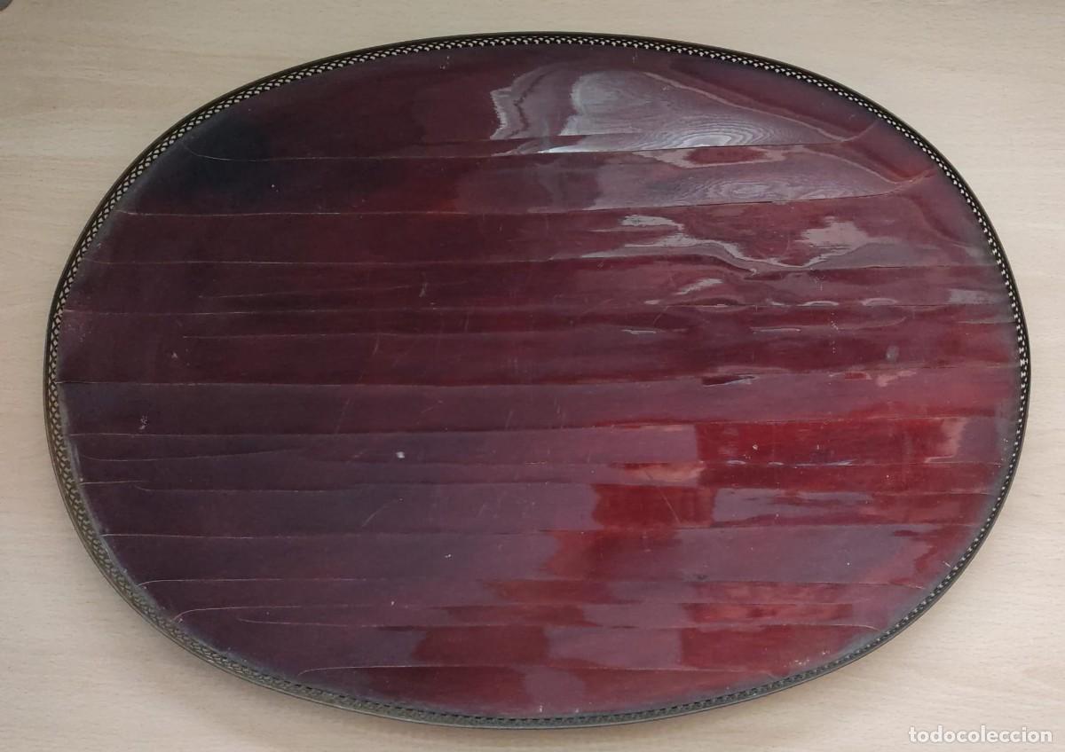 Antig&uuml;edades: BANDEJA DE MADERA.. - Foto 1