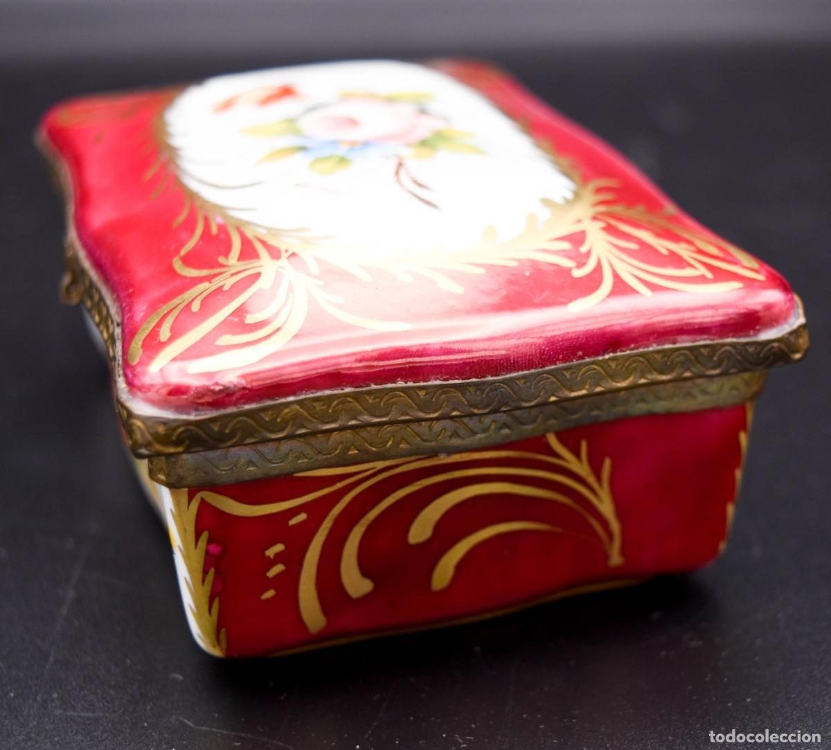 Antig&uuml;edades: Caja de porcelana - Joyero - Foto 6