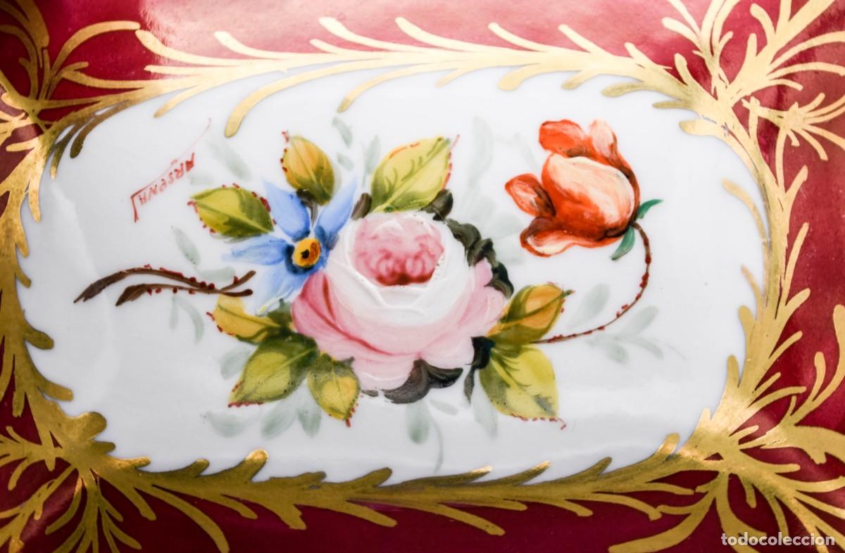 Antig&uuml;edades: Caja de porcelana - Joyero - Foto 9
