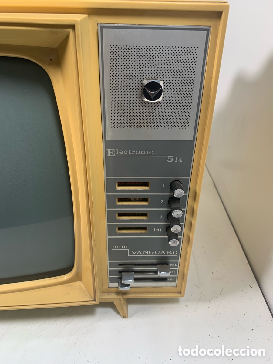 Antig&uuml;edades: 01_ Televisor Mini Vanguard Electronic 514 - Foto 5