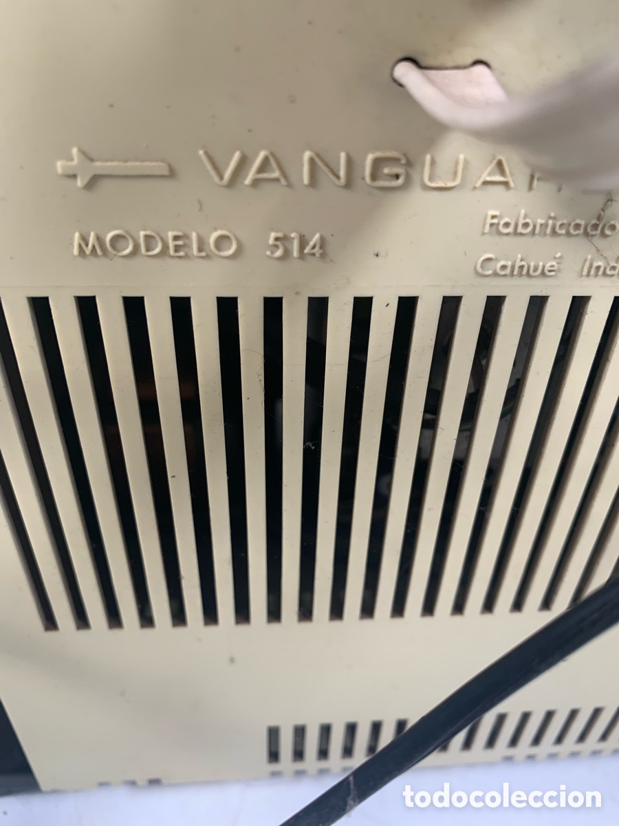 Antig&uuml;edades: 01_ Televisor Mini Vanguard Electronic 514 - Foto 8
