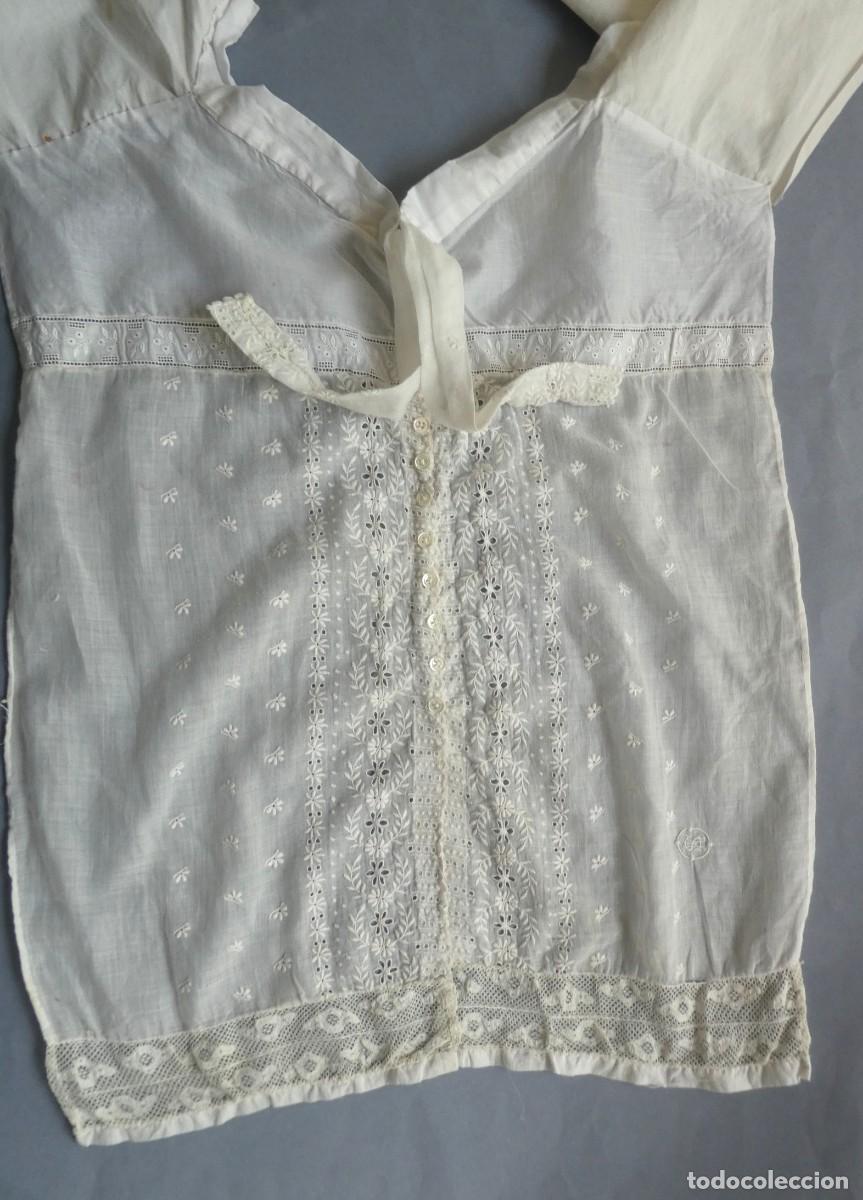 Antig&uuml;edades: FALSA CAMISA DE ENCAJE DE ENCAJE PPIO.S.XX - Foto 1