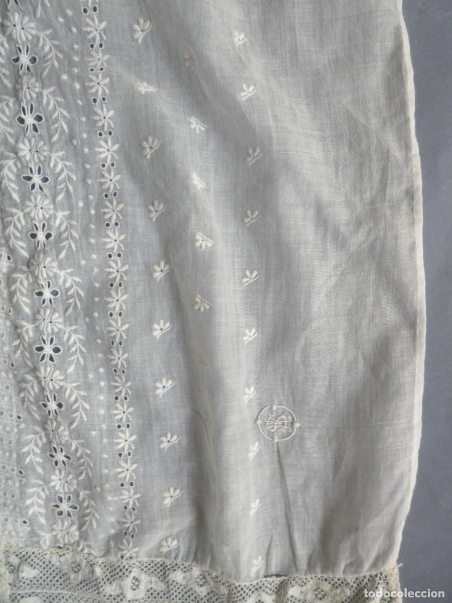Antig&uuml;edades: FALSA CAMISA DE ENCAJE DE ENCAJE PPIO.S.XX - Foto 6