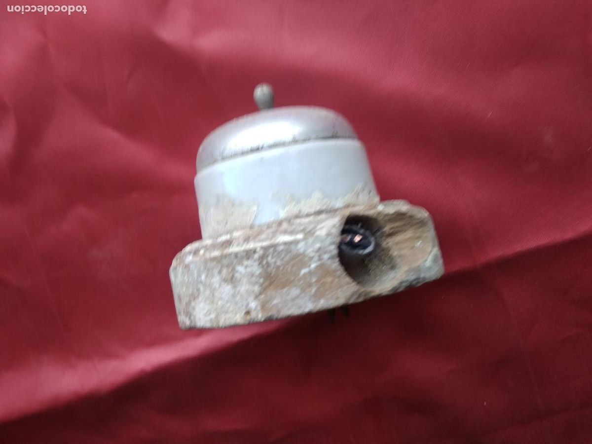 Antig&uuml;edades: Antiguo interruptor aluminio, cer&aacute;mica, madera. V.4 - Foto 4