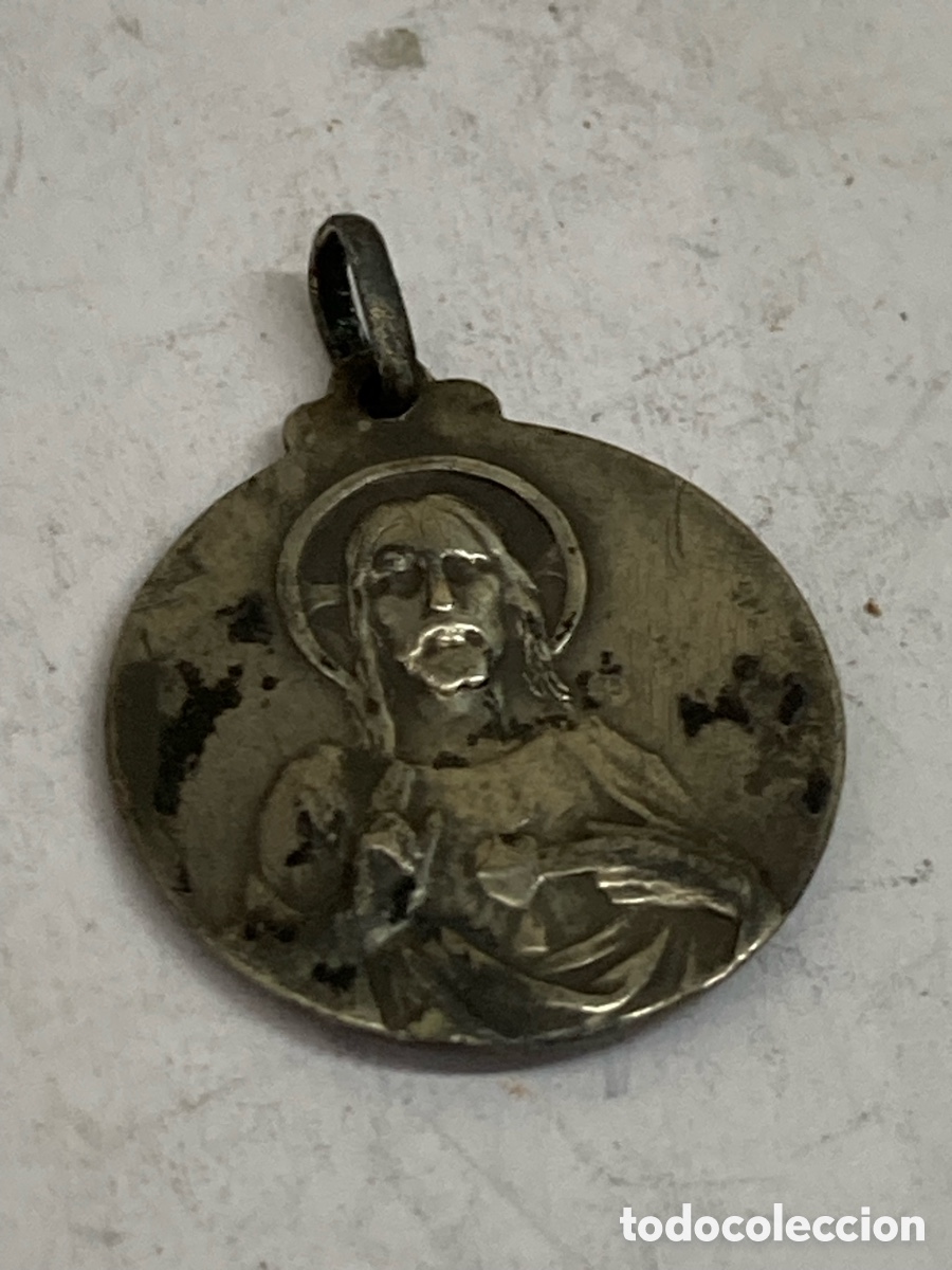 Antig&uuml;edades: Medalla de plata religiosa C179 - Foto 1