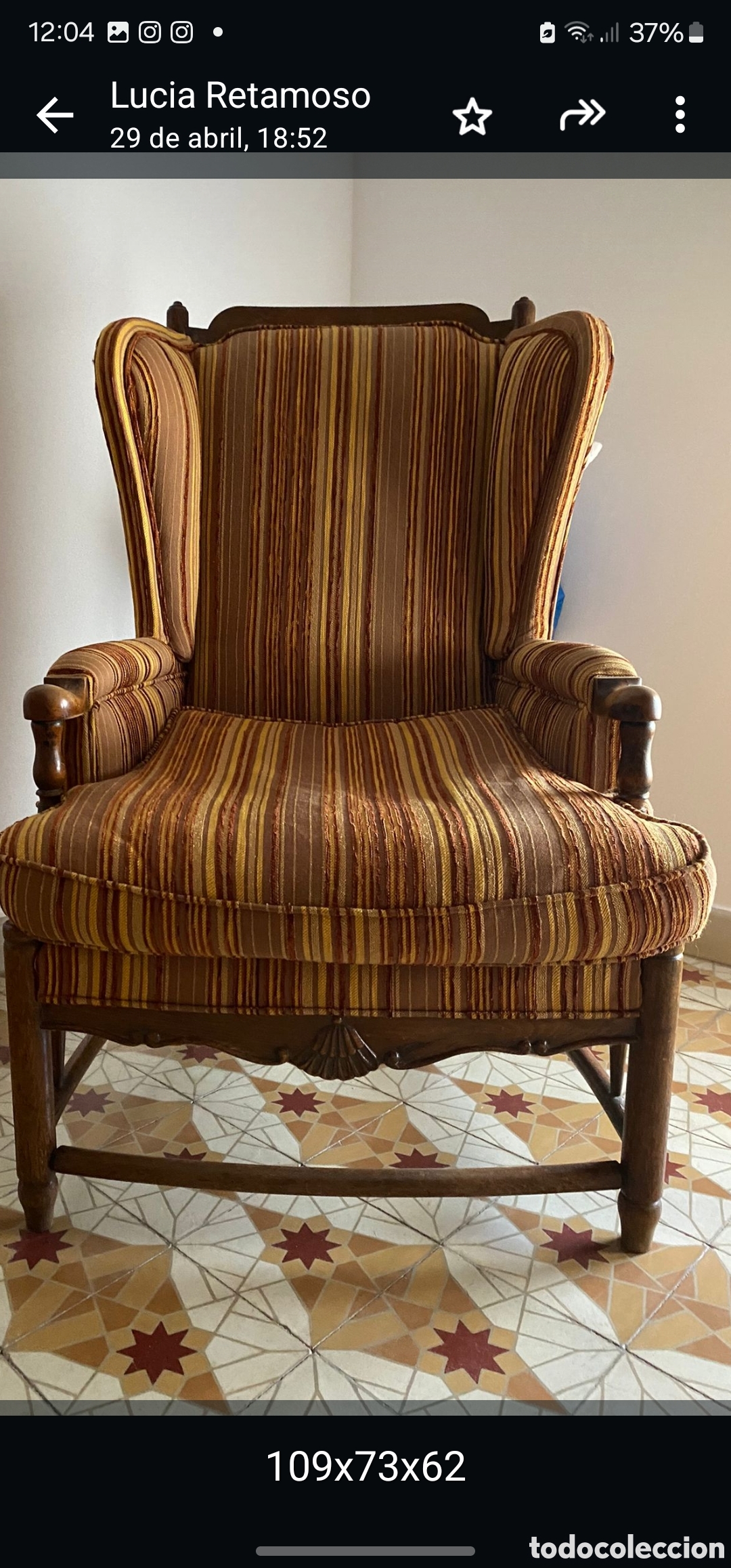 Antig&uuml;edades: Sillones estructura de madera noble - Foto 1