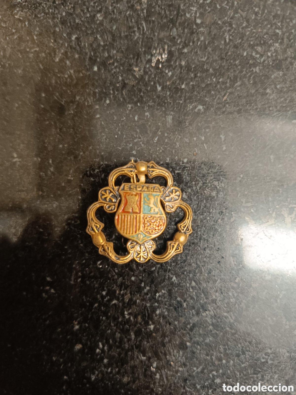 Antig&uuml;edades: Broche escudo de Toledo - Foto 1
