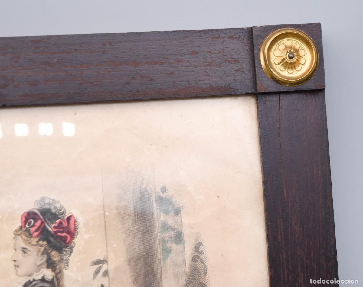 Antig&uuml;edades: Marco antiguo de madera - Foto 3