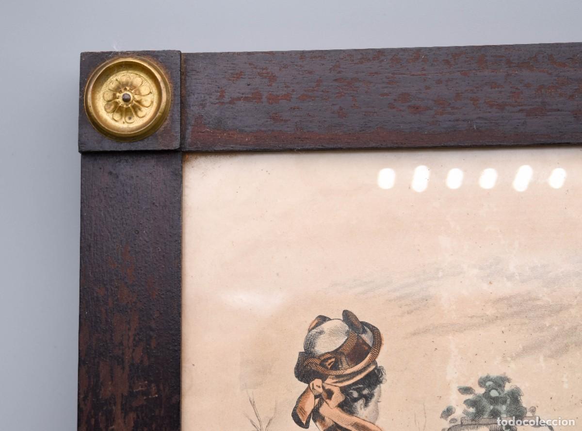 Antig&uuml;edades: Marco antiguo de madera - Foto 4