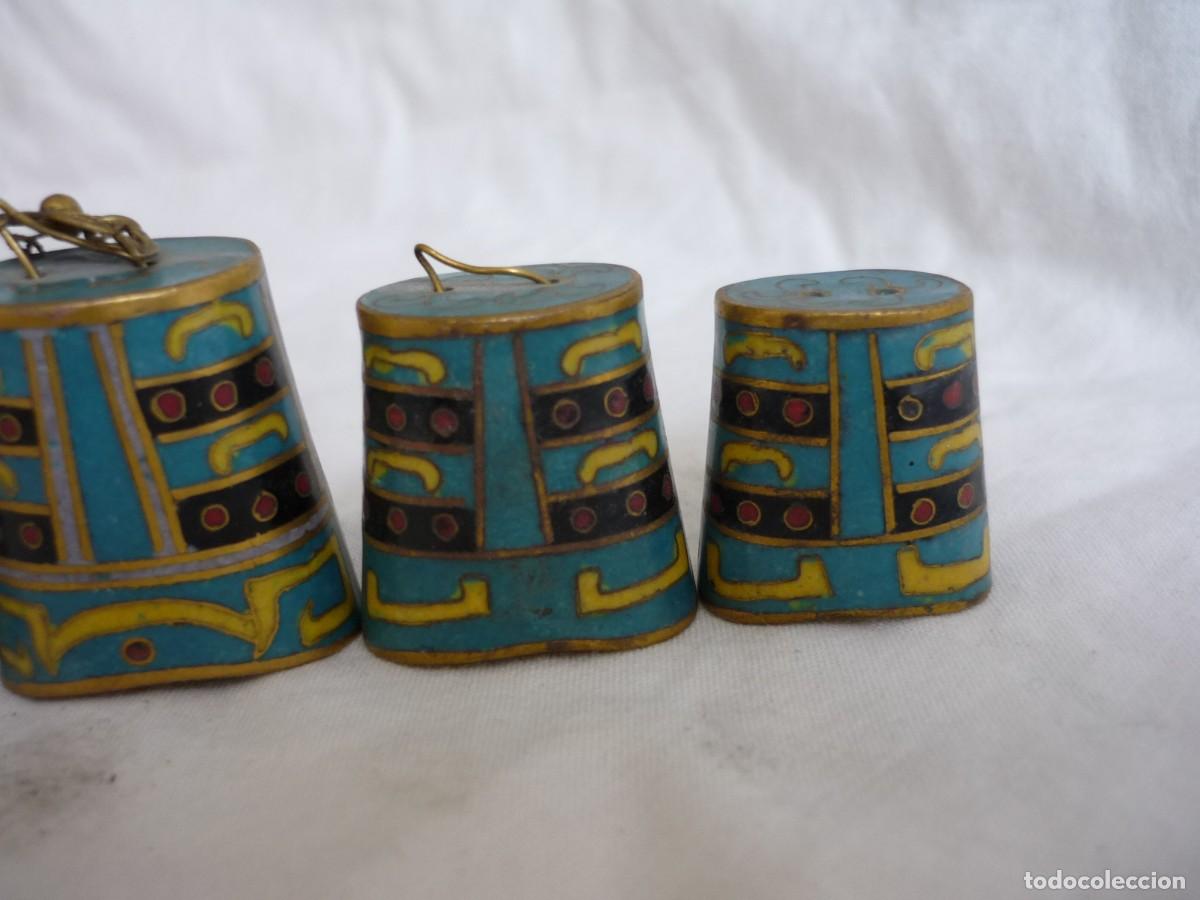 Antig&uuml;edades: Colecci&oacute;n de campanas de bronce o lat&oacute;n esmaltado - Foto 5