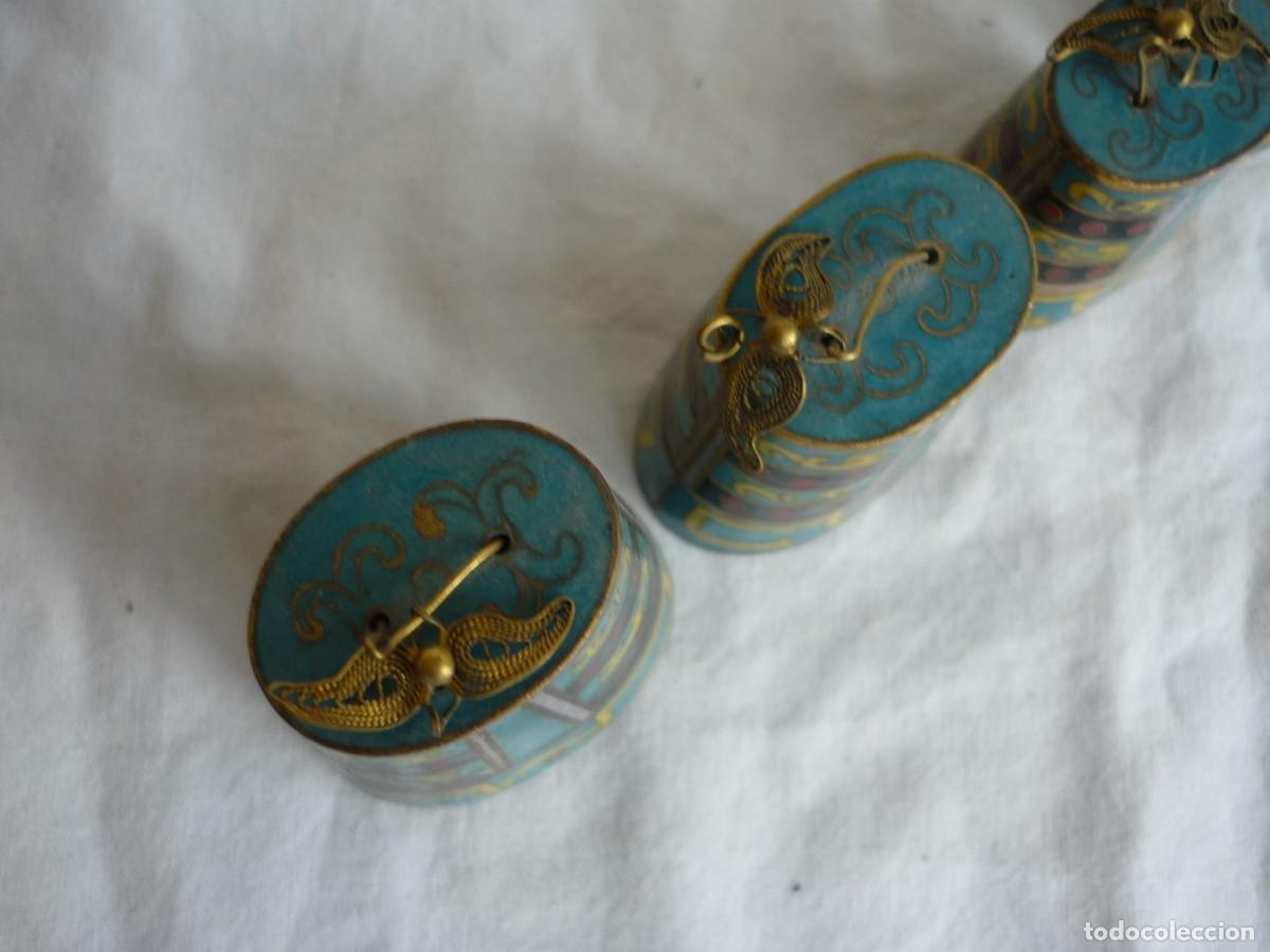 Antig&uuml;edades: Colecci&oacute;n de campanas de bronce o lat&oacute;n esmaltado - Foto 6