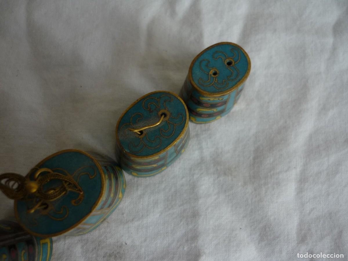 Antig&uuml;edades: Colecci&oacute;n de campanas de bronce o lat&oacute;n esmaltado - Foto 8