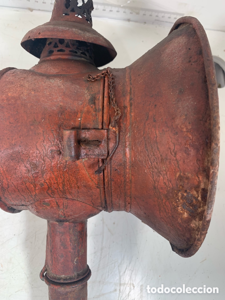 Antig&uuml;edades: 01_ farol de carruaje - Foto 3