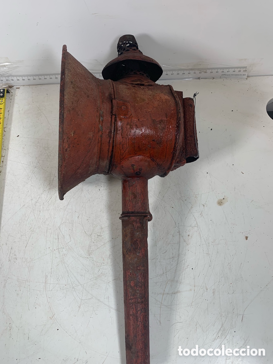Antig&uuml;edades: 01_ farol de carruaje - Foto 5
