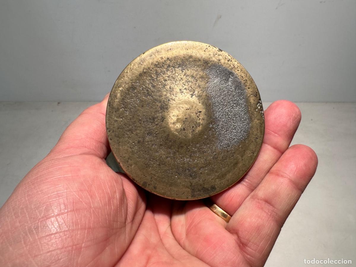 Antig&uuml;edades: ALMIREZ DE FARMACIA ANTIGUO DE BRONCE. - Foto 4