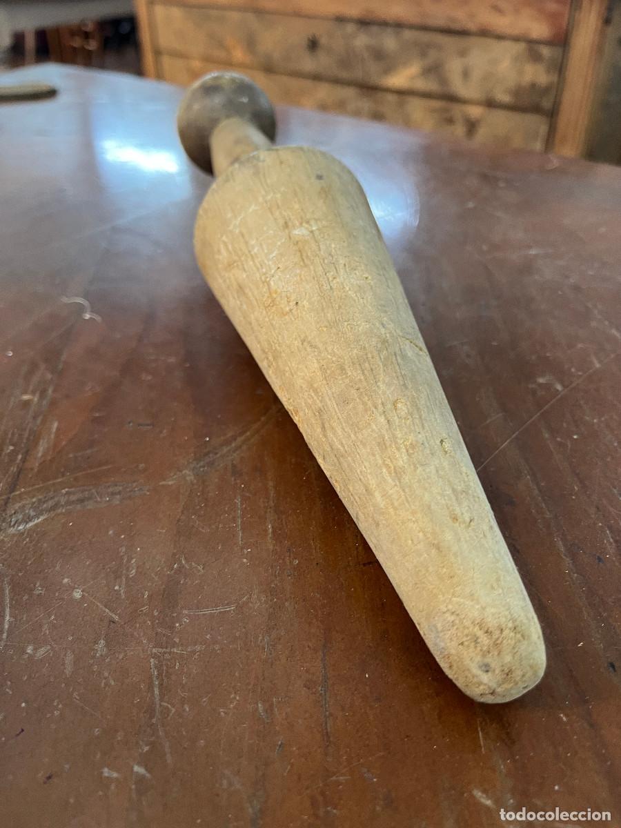 Antig&uuml;edades: Antiguo rodillo de madera, cocina - Foto 3