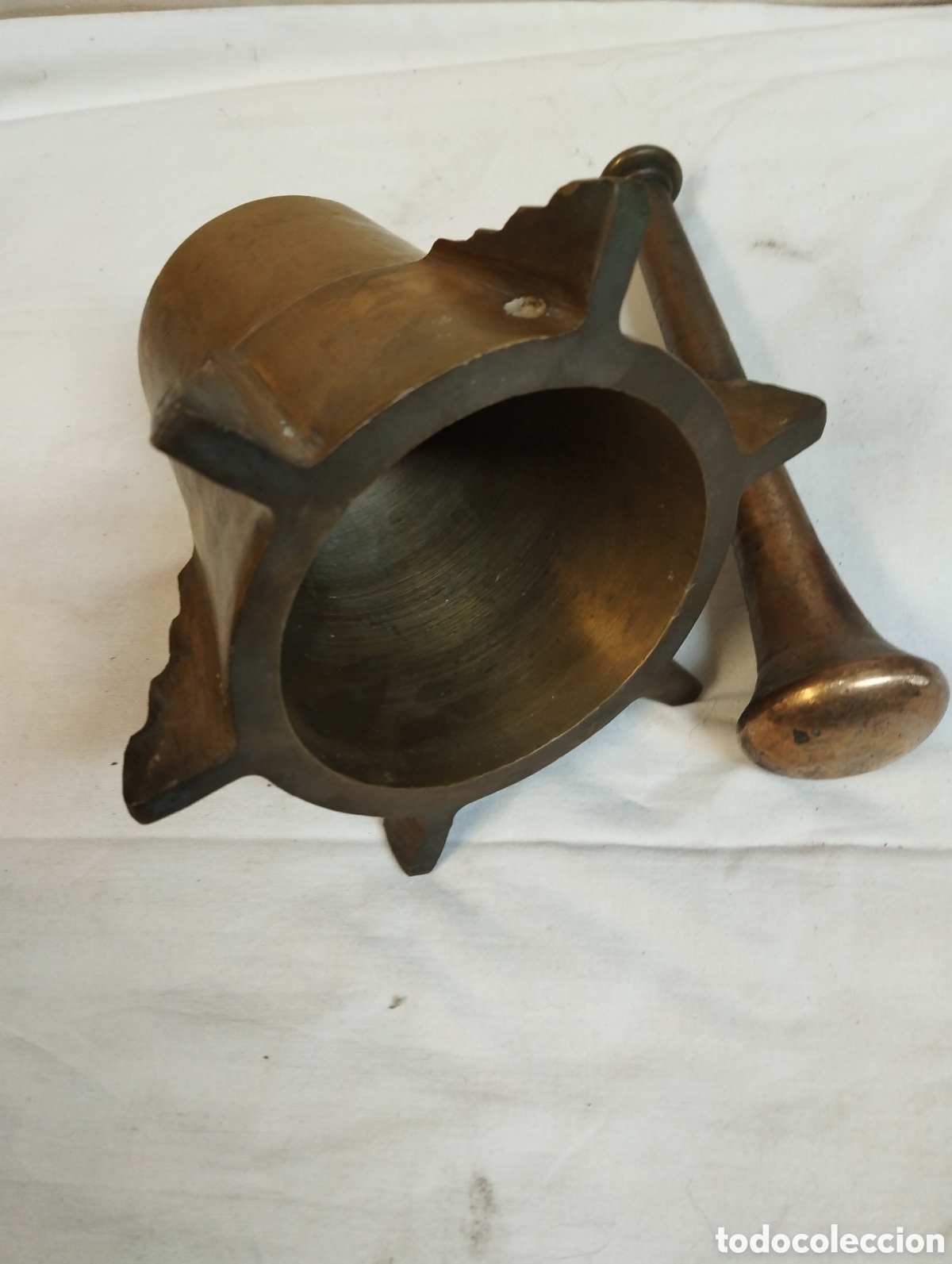 Antig&uuml;edades: Almirez de bronce - Foto 2