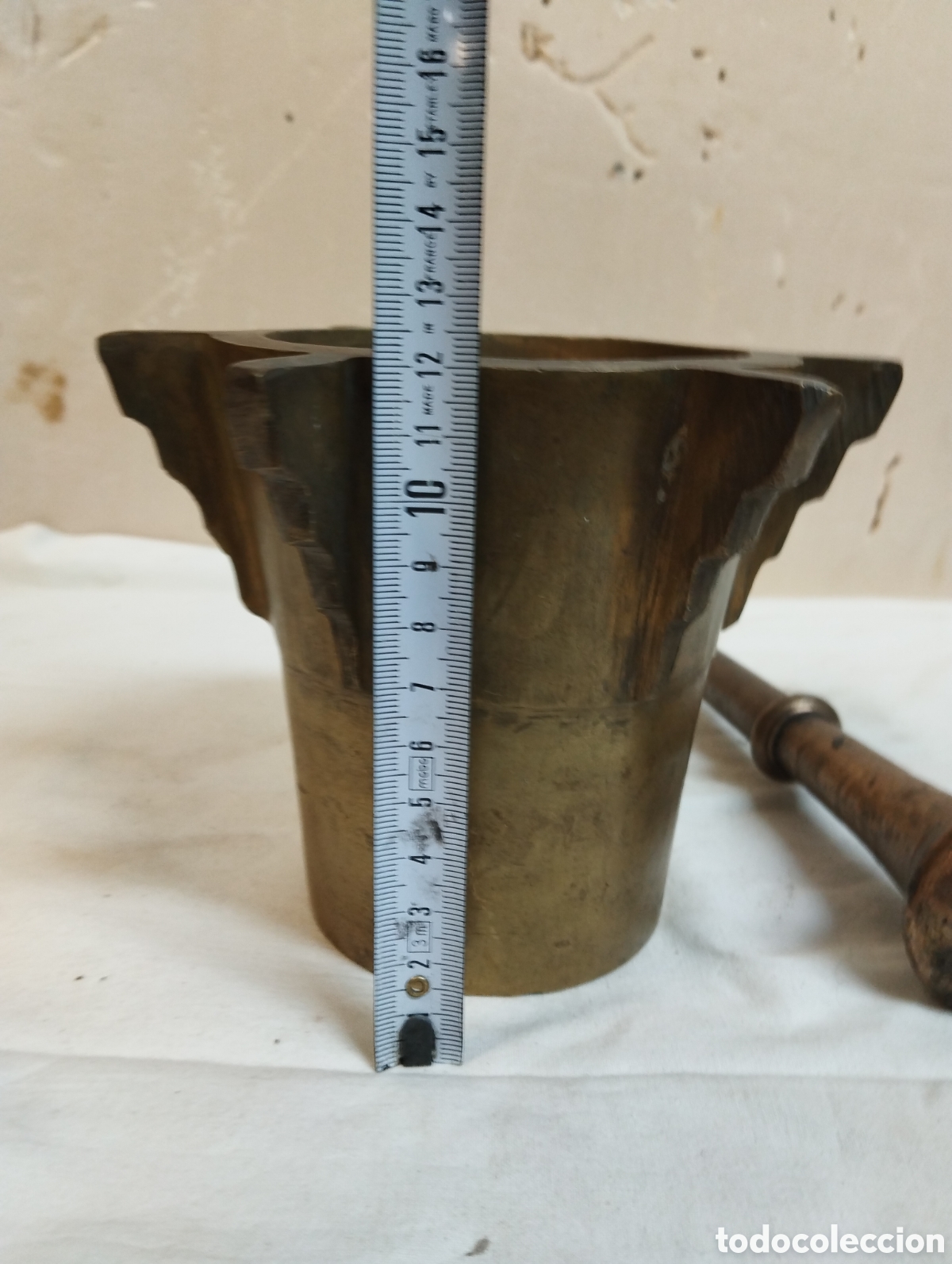Antig&uuml;edades: Almirez de bronce - Foto 5
