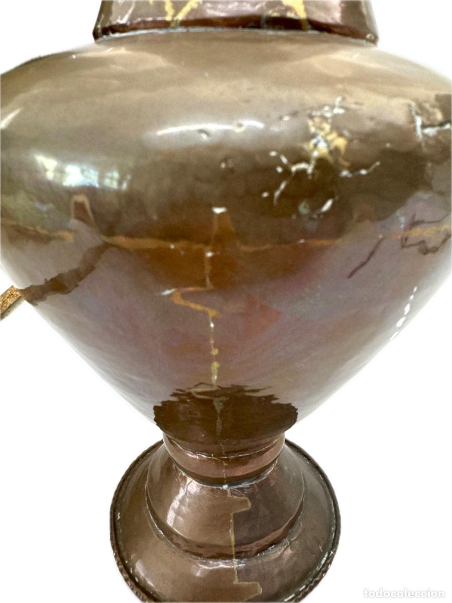 Antig&uuml;edades: JARRA DE COBRE - S. XIX - RARA - Foto 10