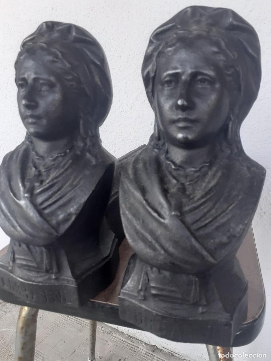 Antig&uuml;edades: Morillos de chimenea, dama de Lorena - Foto 3