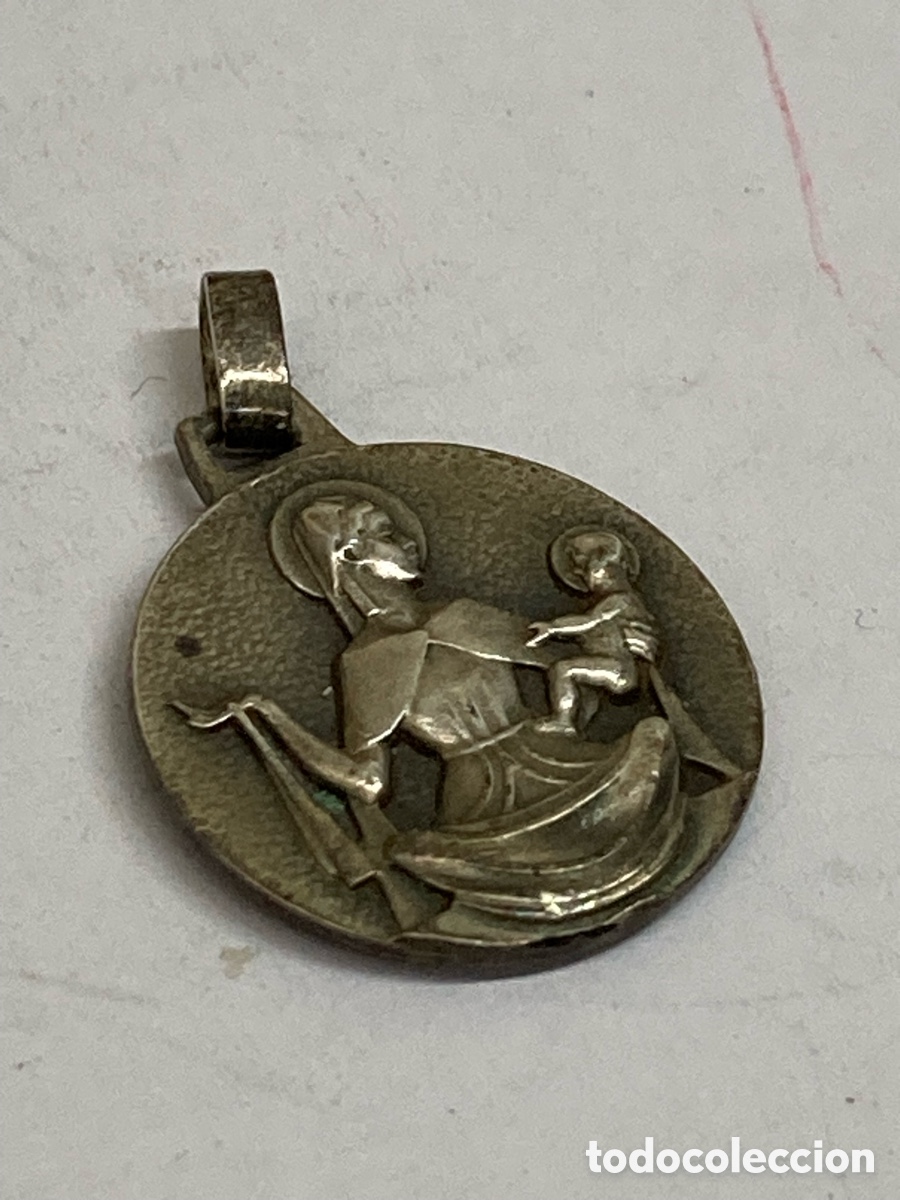 Antig&uuml;edades: Medalla de plata religiosa C220 - Foto 1