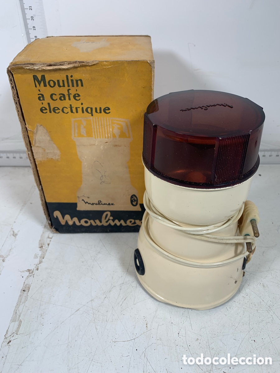 Oggetti Antichi: 01_ Antiguo molinillo de caf&eacute; el&eacute;ctrico Moulinex