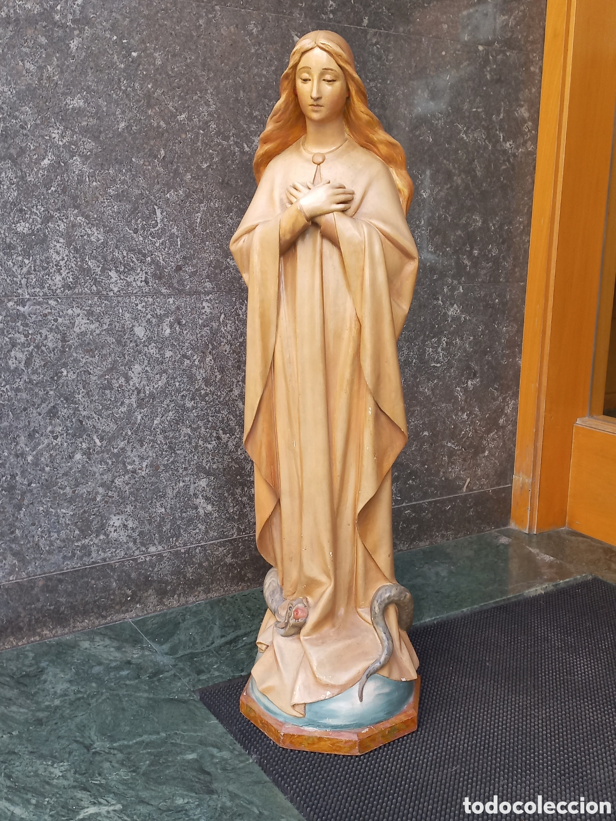 Antig&uuml;edades: Figura religiosa Virgen Inmaculada - Foto 2