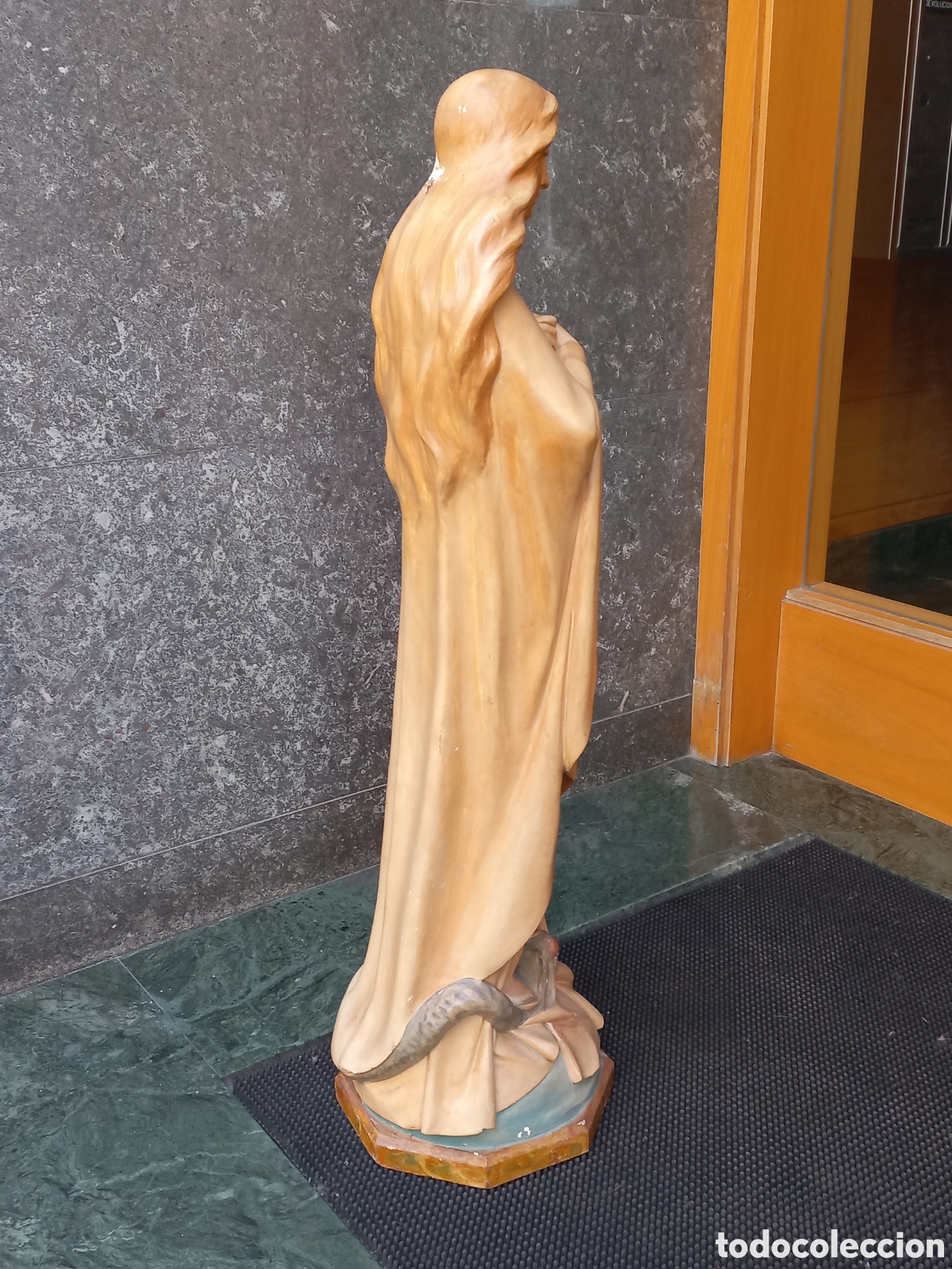 Antig&uuml;edades: Figura religiosa Virgen Inmaculada - Foto 7