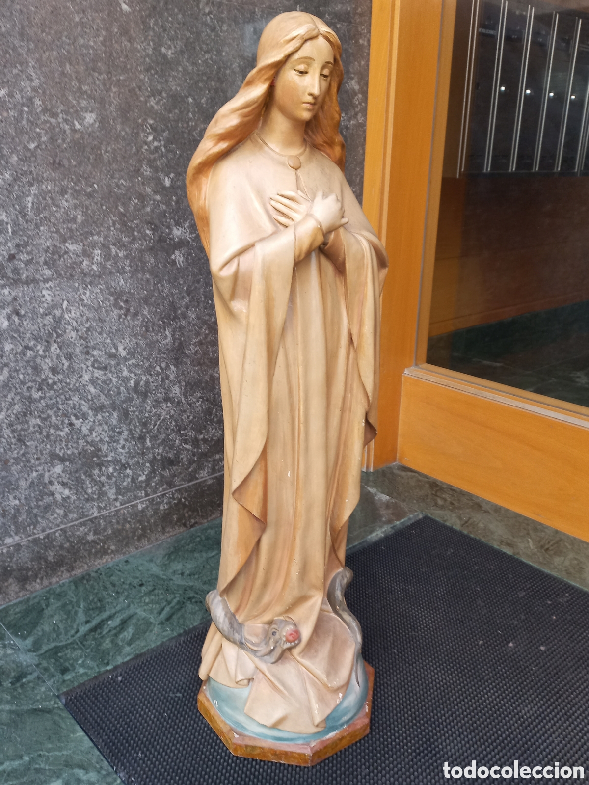 Antig&uuml;edades: Figura religiosa Virgen Inmaculada - Foto 11