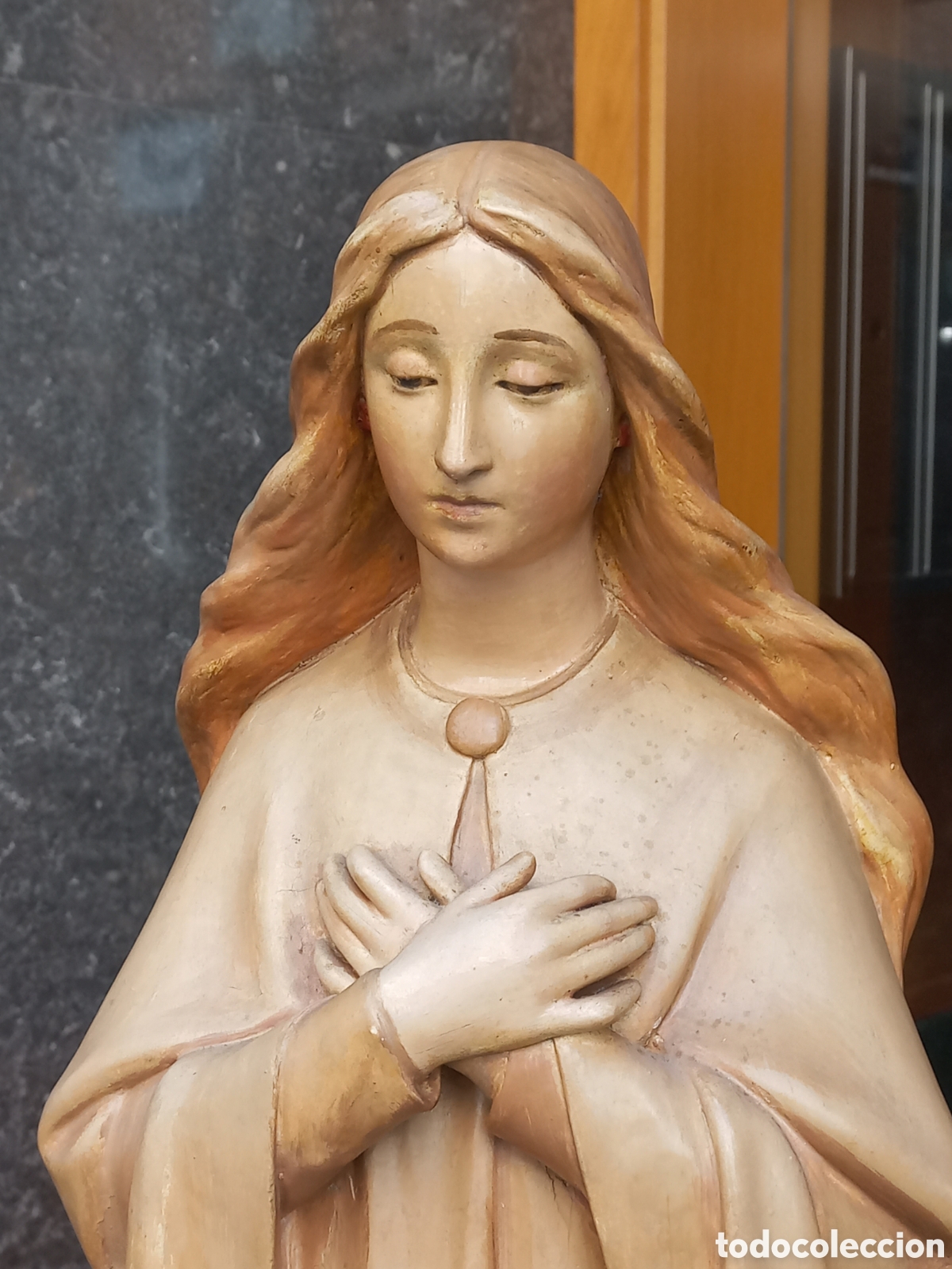 Antig&uuml;edades: Figura religiosa Virgen Inmaculada - Foto 12