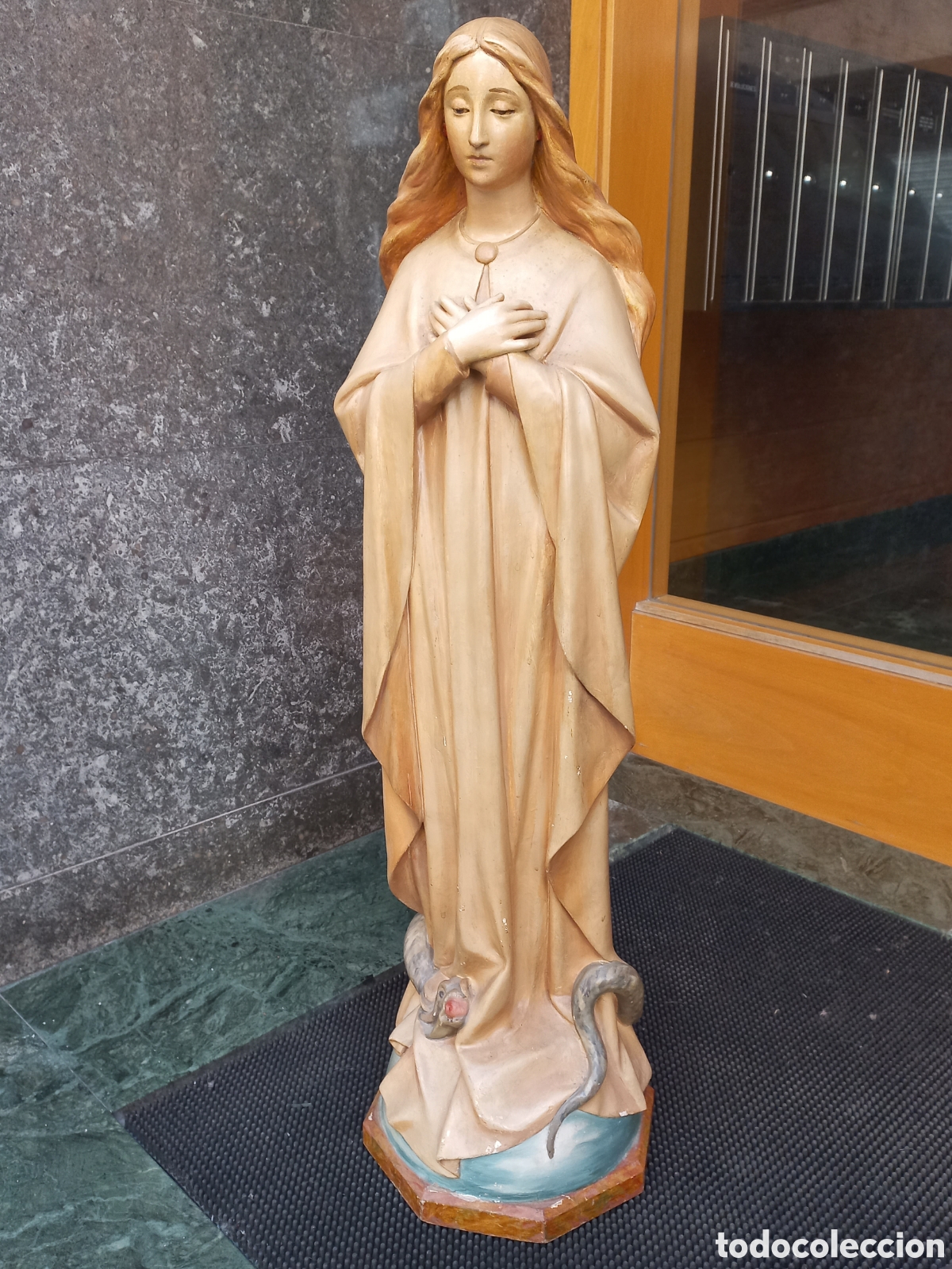 Antig&uuml;edades: Figura religiosa Virgen Inmaculada - Foto 15