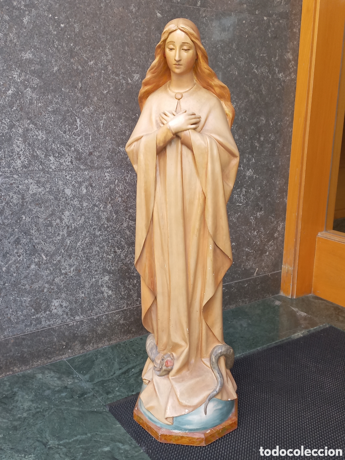 Antig&uuml;edades: Figura religiosa Virgen Inmaculada - Foto 1