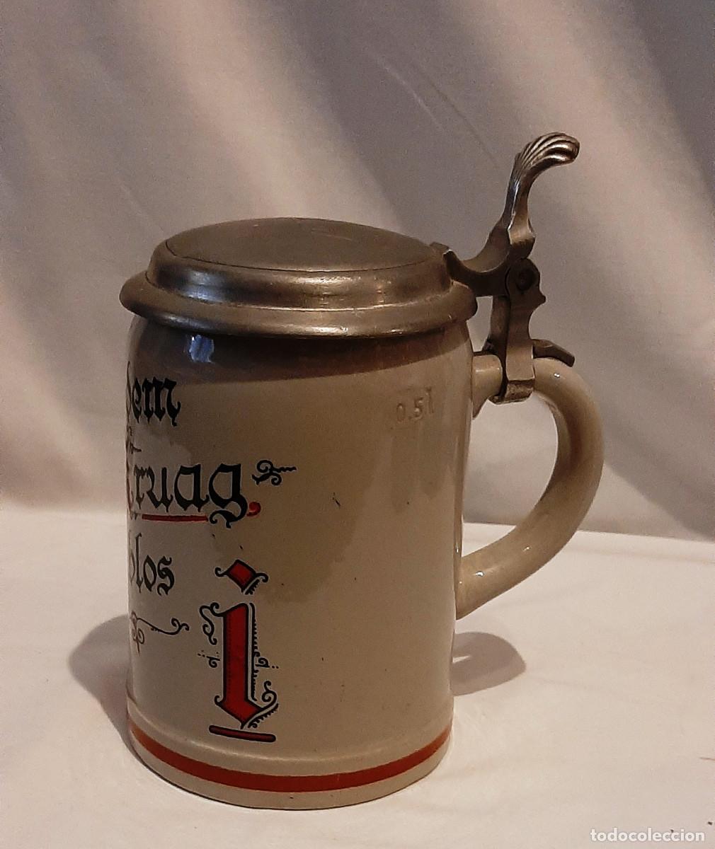 Antig&uuml;edades: Jarra alemana de cer&aacute;mica - Foto 4
