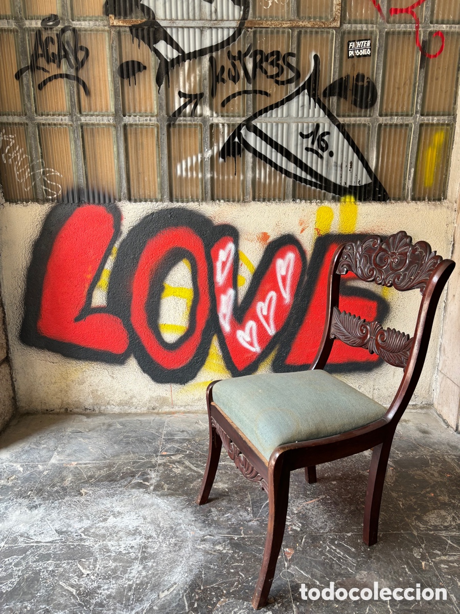 Antig&uuml;edades: 4 sillas Fernandinas 1830 - Foto 3