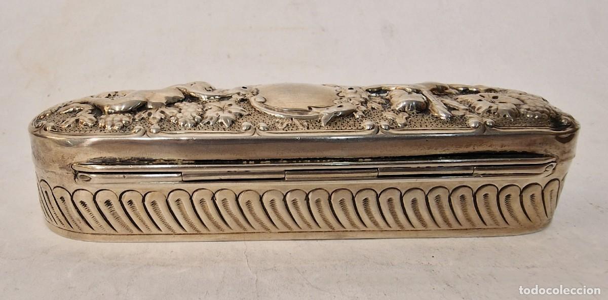 Antig&uuml;edades: Caja antigua de plata inglesa - Foto 3