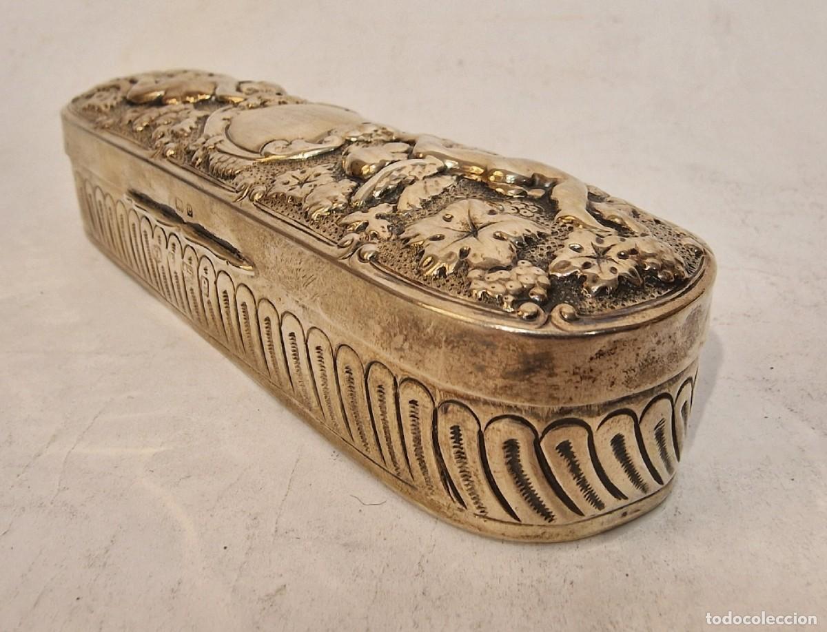 Antig&uuml;edades: Caja antigua de plata inglesa - Foto 4