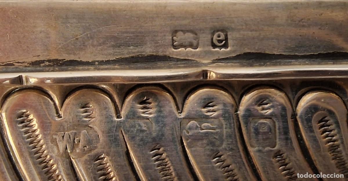Antig&uuml;edades: Caja antigua de plata inglesa - Foto 6