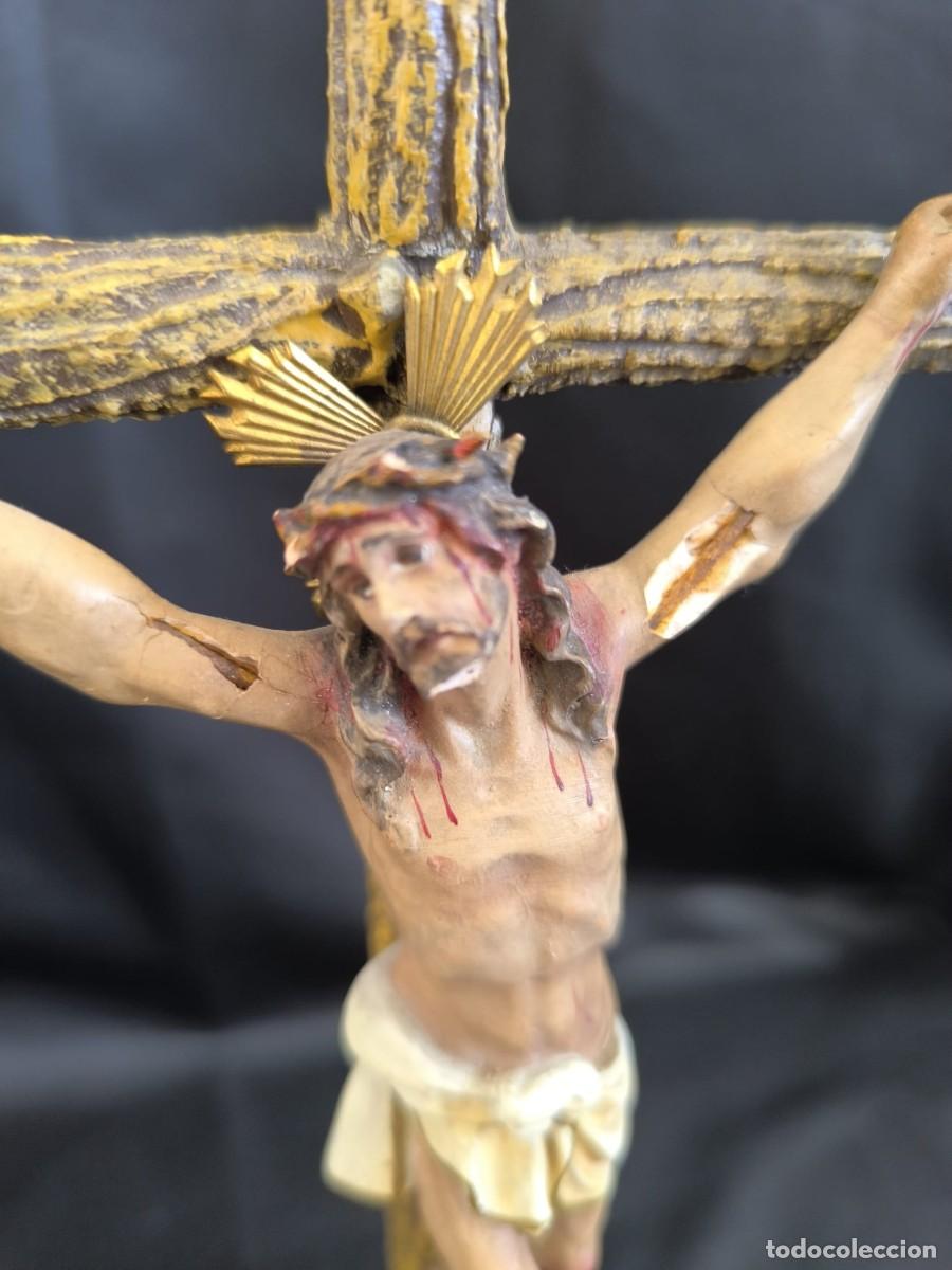 Antig&uuml;edades: antiguo cristo crucificado - Foto 4