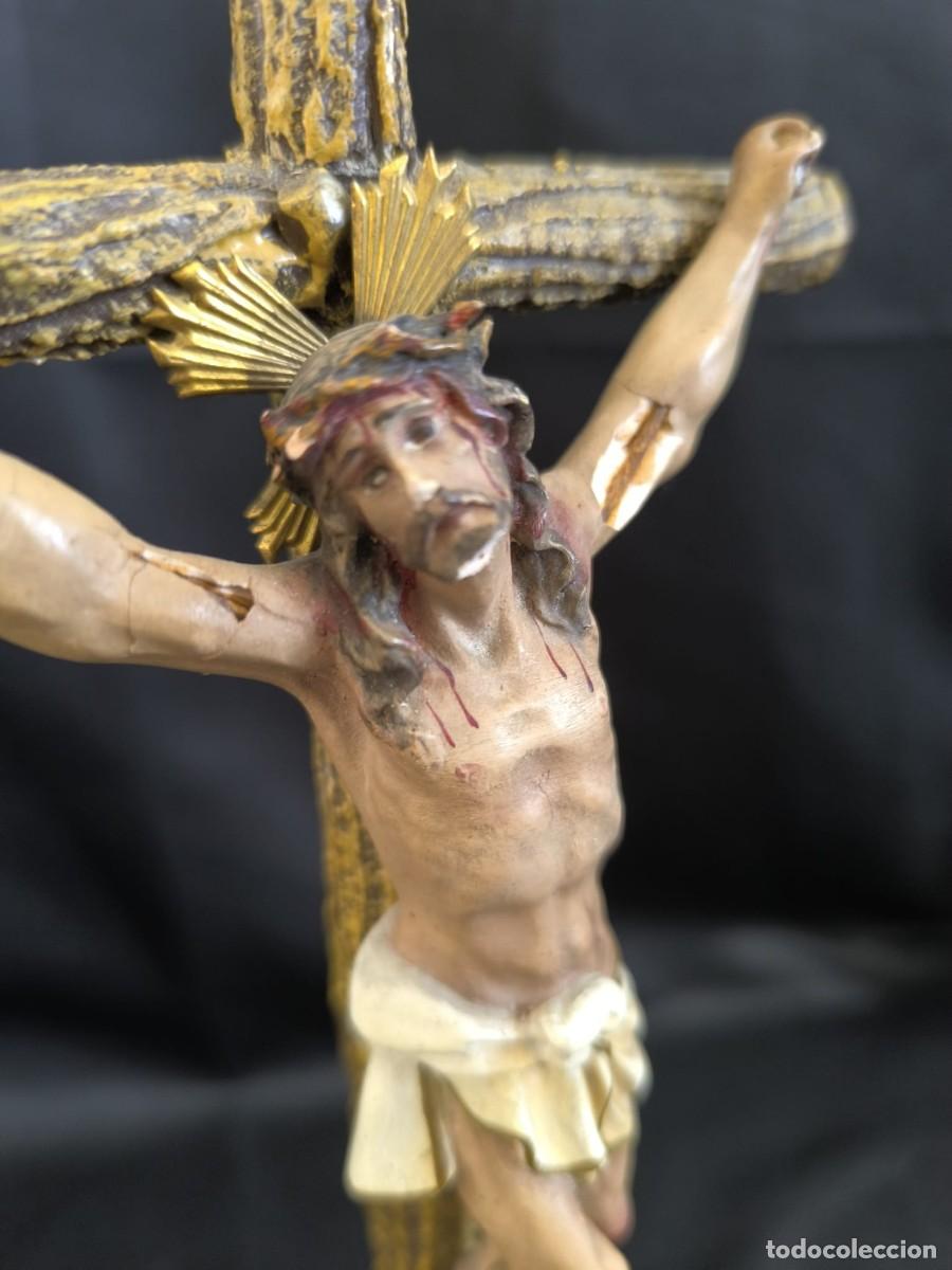 Antig&uuml;edades: antiguo cristo crucificado - Foto 6