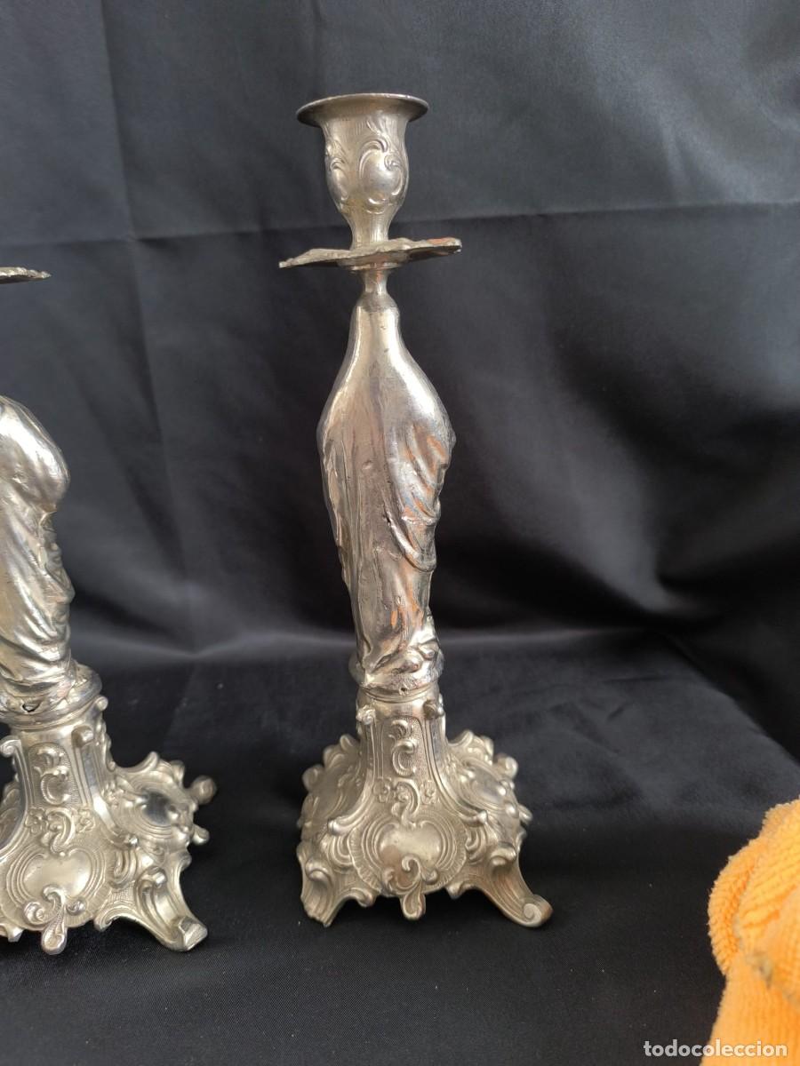 Antig&uuml;edades: conjunto de candelabros - Foto 5